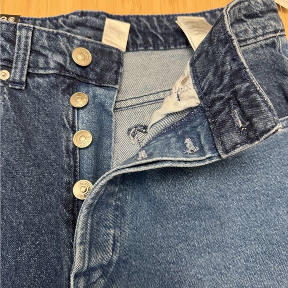 Divided Women's High Rise Patchwork Jeans Sz 8 NWT - Picture 8 of 11